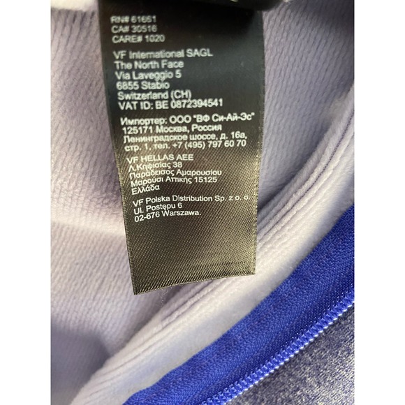 The North Face Women's Agave Full-Zip Fleece Jacket * SZ Small Preowned w3004 - Picture 10 of 10
